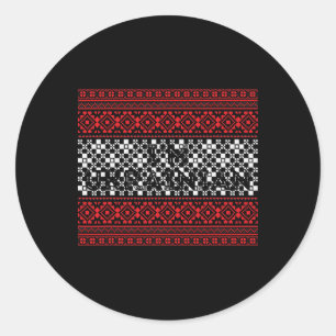 I'm Ukrainian Stand With Ukraine Classic Round Sticker