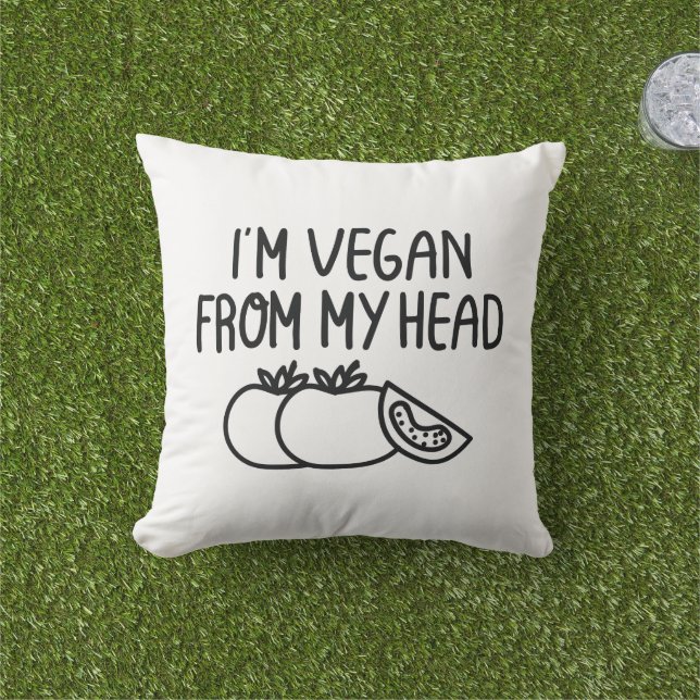 I'm Vegan Cushion (Grass)