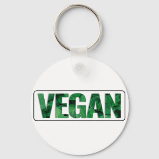 I'm Vegan, Typographic Design Key Ring