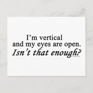 I'm Vertical Postcard