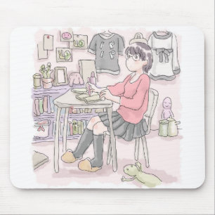 I'm very excited. mouse pad
