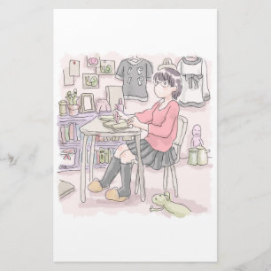 I'm very excited. stationery