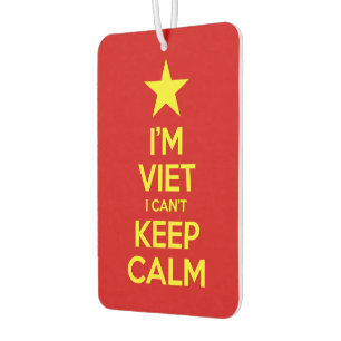 I'm Viet I Can't Keep Calm Car Air Freshener