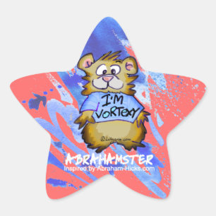 I'm Vortexy Abrahamster Star Sticker