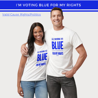 I'm Voting Blue Democrat T-Shirt