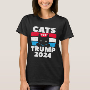 I'm Voting Cats For Trump 2024 Election Debate  T-Shirt