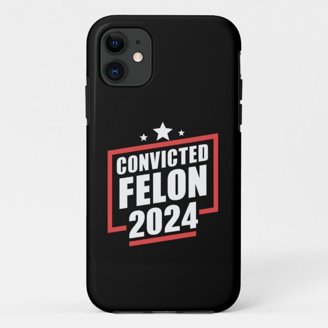 I'm Voting Convicted Felon 2024 Trump Case-Mate iPhone Case (Back)