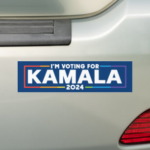 I'm Voting for Kamala 2024 LGBTQ Bumper Sticker