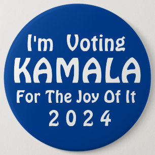 I'm Voting for Kamala Button