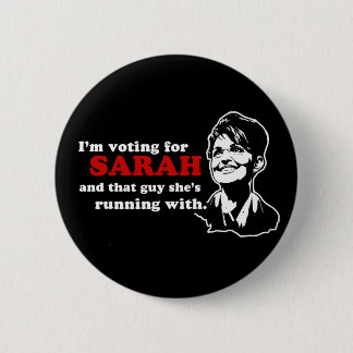 I'm voting for Sarah button
