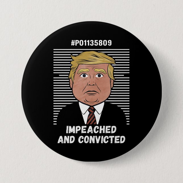 I'm Voting For The Convicted Felon Pro Trump 2024 7.5 Cm Round Badge (Front)