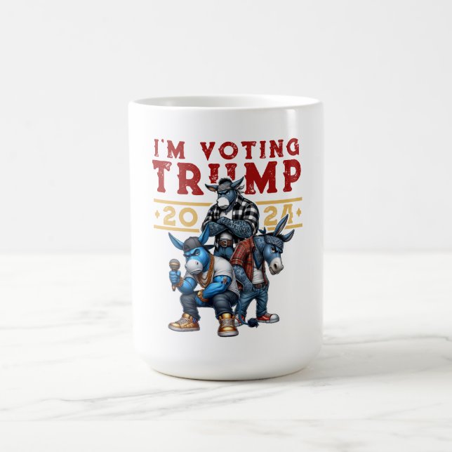 I'M VOTING for TRUMP 2024 Coffee Mug (Center)