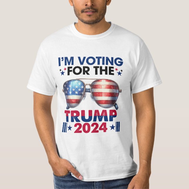 I'm Voting for Trump T-Shirt (Front)