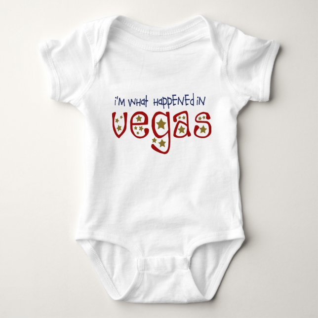 I'm What Happened In Vegas Baby Bodysuit (Front)