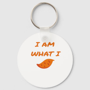Im What I Yam Playful Pun Mood Key Ring