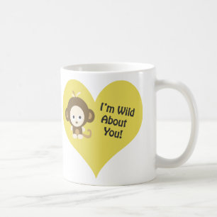 I'm Wild about You Monkey Coffee Mug