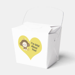 I'm Wild about You Monkey Favour Box