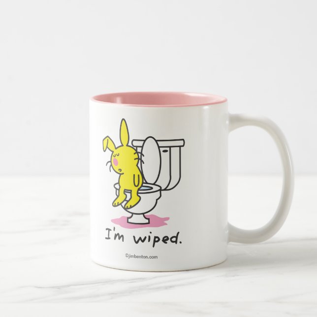 I'm Wiped Two-Tone Coffee Mug (Right)