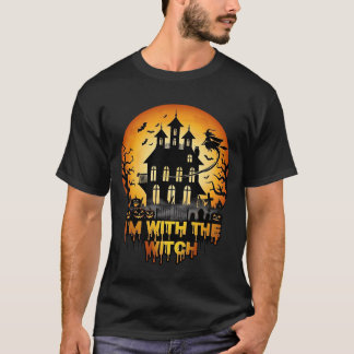 Im Witch Haunted House Full Moon Pumpkins T-Shirt