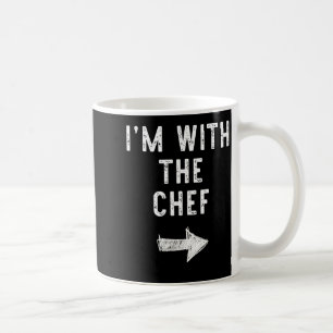 Im With Chef Funny Halloween Couple Costume Coffee Mug
