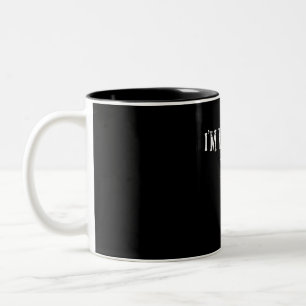 Im With Duck Halloween Costume Funny Couples Match Two-Tone Coffee Mug