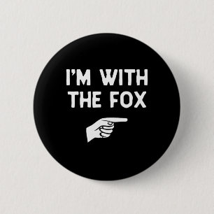 Im With Fox Funny Halloween Matching Costume 6 Cm Round Badge