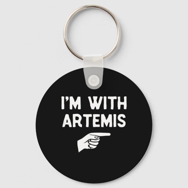 Im with Funny Halloween Matching Costume Key Ring (Front)