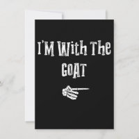 I'm With Goat Halloween Costume Funny Couples
