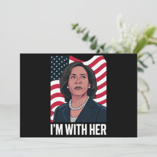 I'm With Her Kamala Vote For 2024 President  Invitation