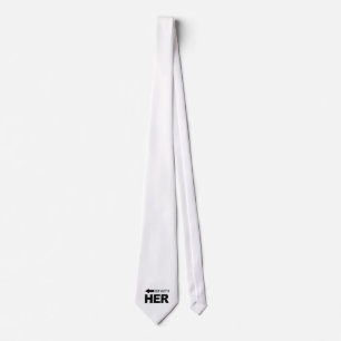 I'm with her (left) tie
