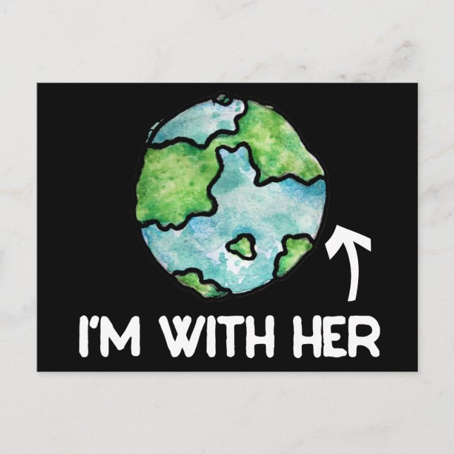 im with her science postcard (Front)