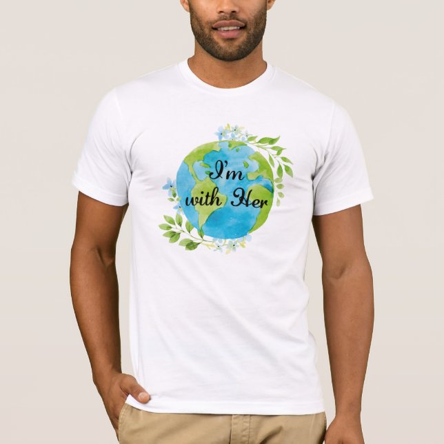 I'm With Her T-Shirt (Front)