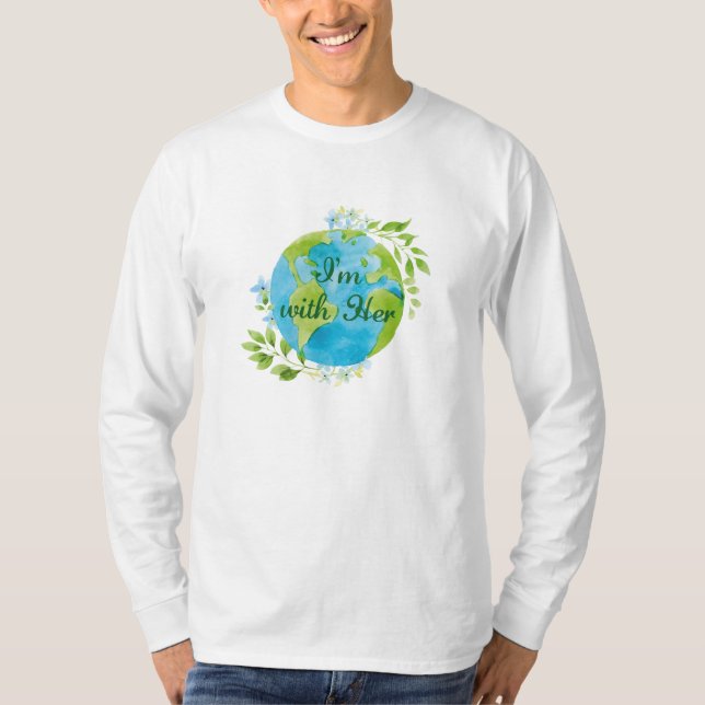 I'm With Her T-Shirt (Front)