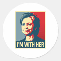 i'm with hillary poster - -