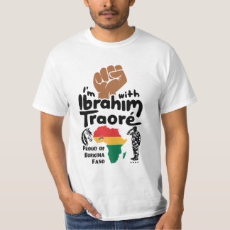 I'm With Ibrahim Traoré Burkina Faso West African T-Shirt