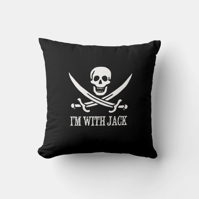 "I'm With Jack" Cushion (Front)