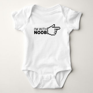 I'm With Noob Baby Bodysuit