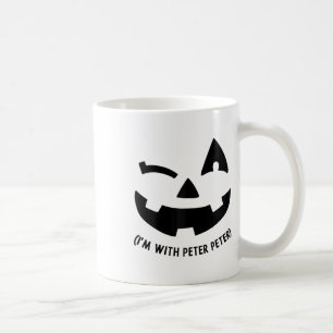 Im With Peter Couple Halloween Adult Women Her Eat Coffee Mug