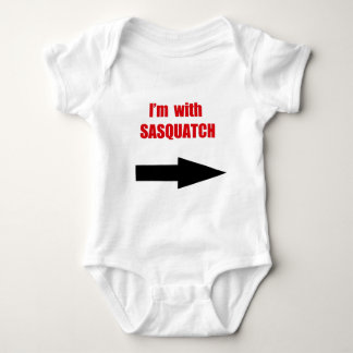 I'm with sasquatch baby bodysuit