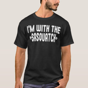 I'm With sasquatch Matching Costume Halloween T-Shirt