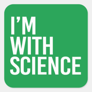 I'm with Science Square Sticker