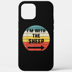 Im With Sheep   Halloween Matching Couple Gift iPhone 12 Pro Max Case