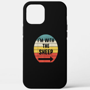 Im With Sheep Halloween Matching Couple Gift iPhone 12 Pro Max Case