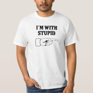I'm With Stupid Best Friends Couple Funny Couple  T-Shirt