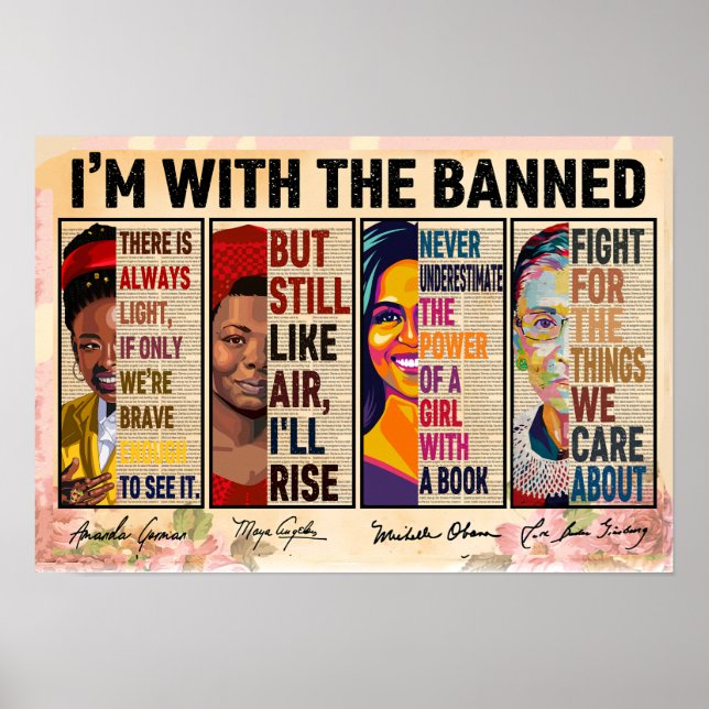 I'M WITH THA BANNED BOOKS POSTER (Front)