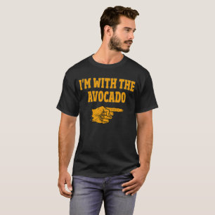 I'm With The Avocado Funny Couple Halloween T-Shirt