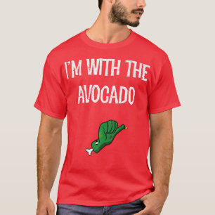 Im With The Avocado Lazy Halloween Matching Costum T-Shirt