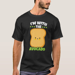 I'm With The Avocado Toast Bread Halloween Matchin T-Shirt