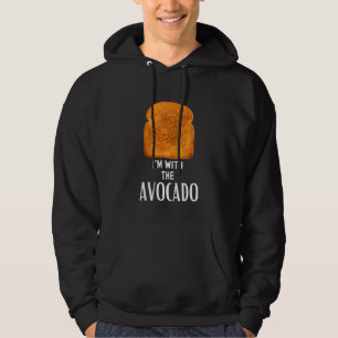 I'm With The Avocado Toast Easy Halloween Matching Hoodie