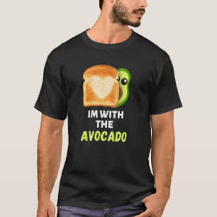 I'm With The Avocado Toast Easy Halloween Matching T-Shirt